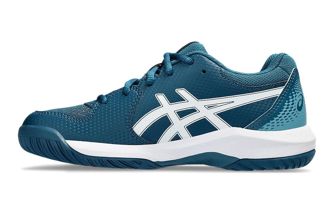 Кроссовки ASICS Гель Dedicate 8 Спортивный Анти-КИК Износостойкий Анти-КИК и Износостойкий Низкий Топ Детская Беговая Обувь - изображение 1
