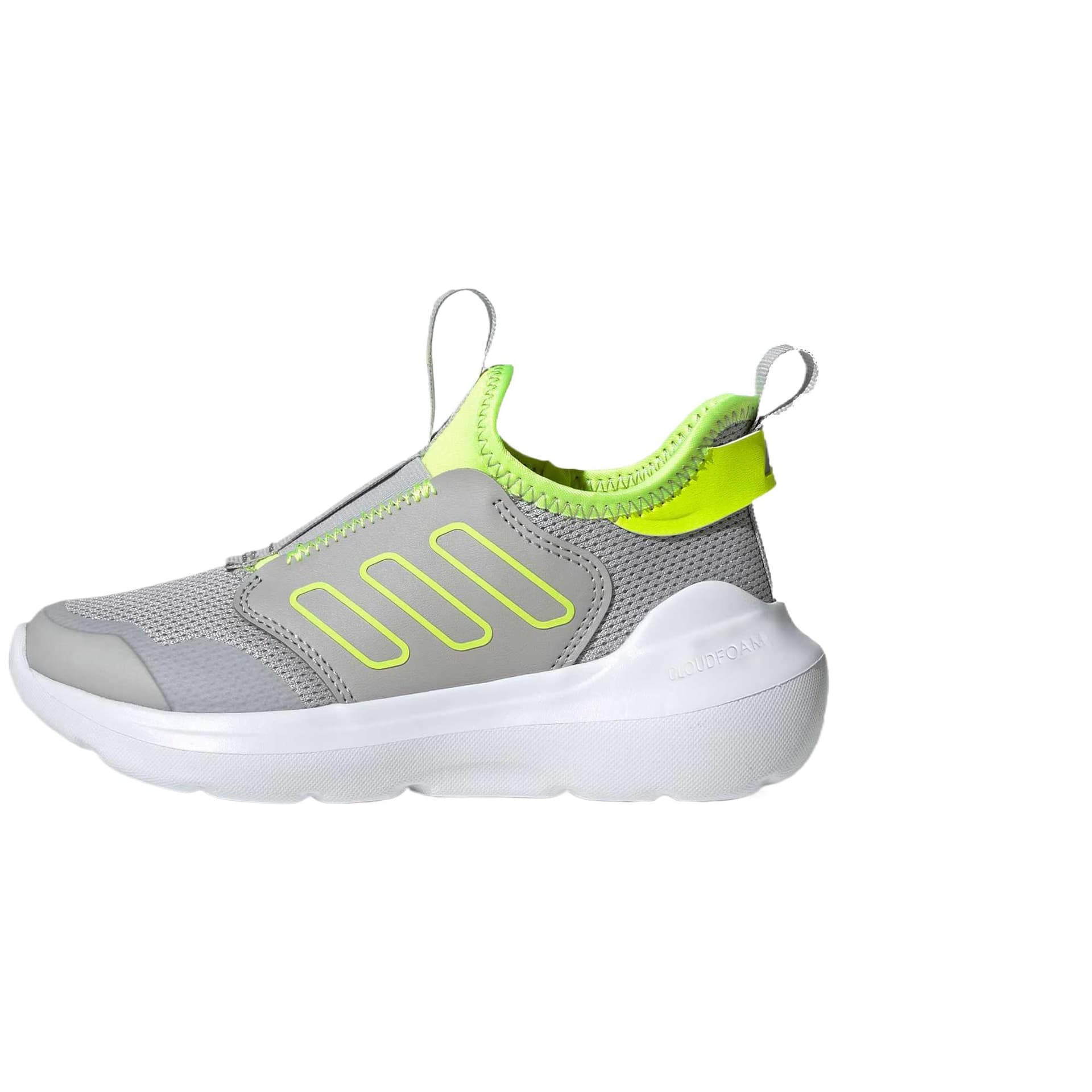 Кроссовки Adidas TENSAUR Беговые кроссовки Серый Яркий Лимон Белый Детский - изображение 1