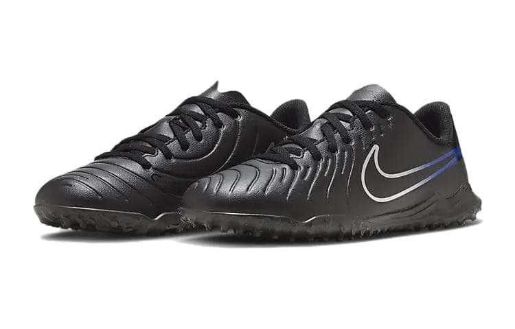 Бутсы Nike Jr Legend 10 Club TF Поддержка Низкий Верх Детская Футбольная Обувь Черная Детская - изображение 3