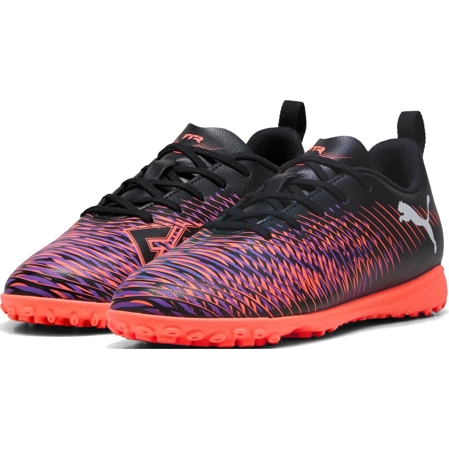 Бутсы PUMA FUTURE 8 Low Детская футбольная обувь Черная Малыш - изображение 3