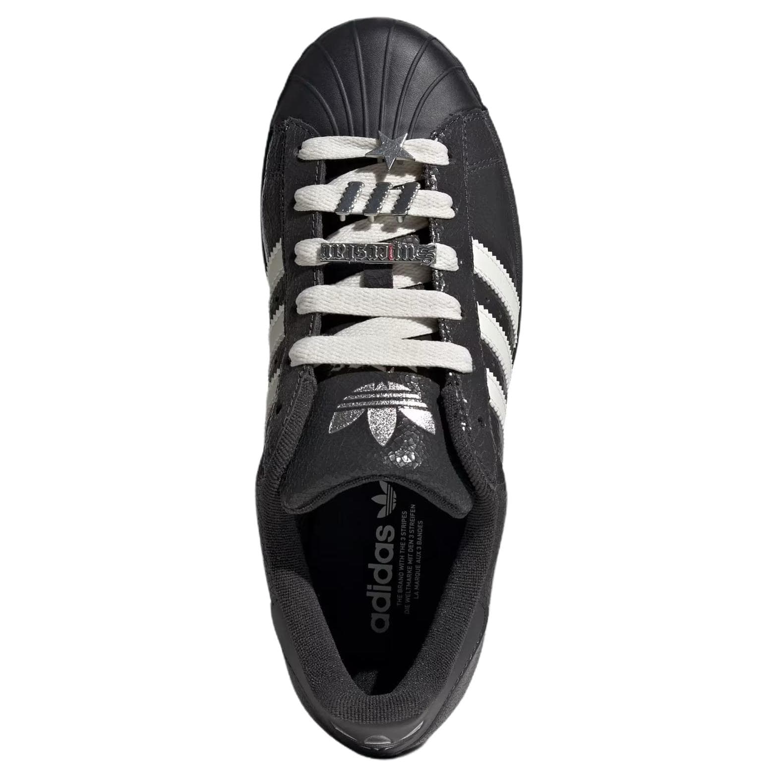 Кроссовки Adidas Originals Superstar 2 Классический Low Топ Скейтборд Обувь Женские Черный - изображение 3
