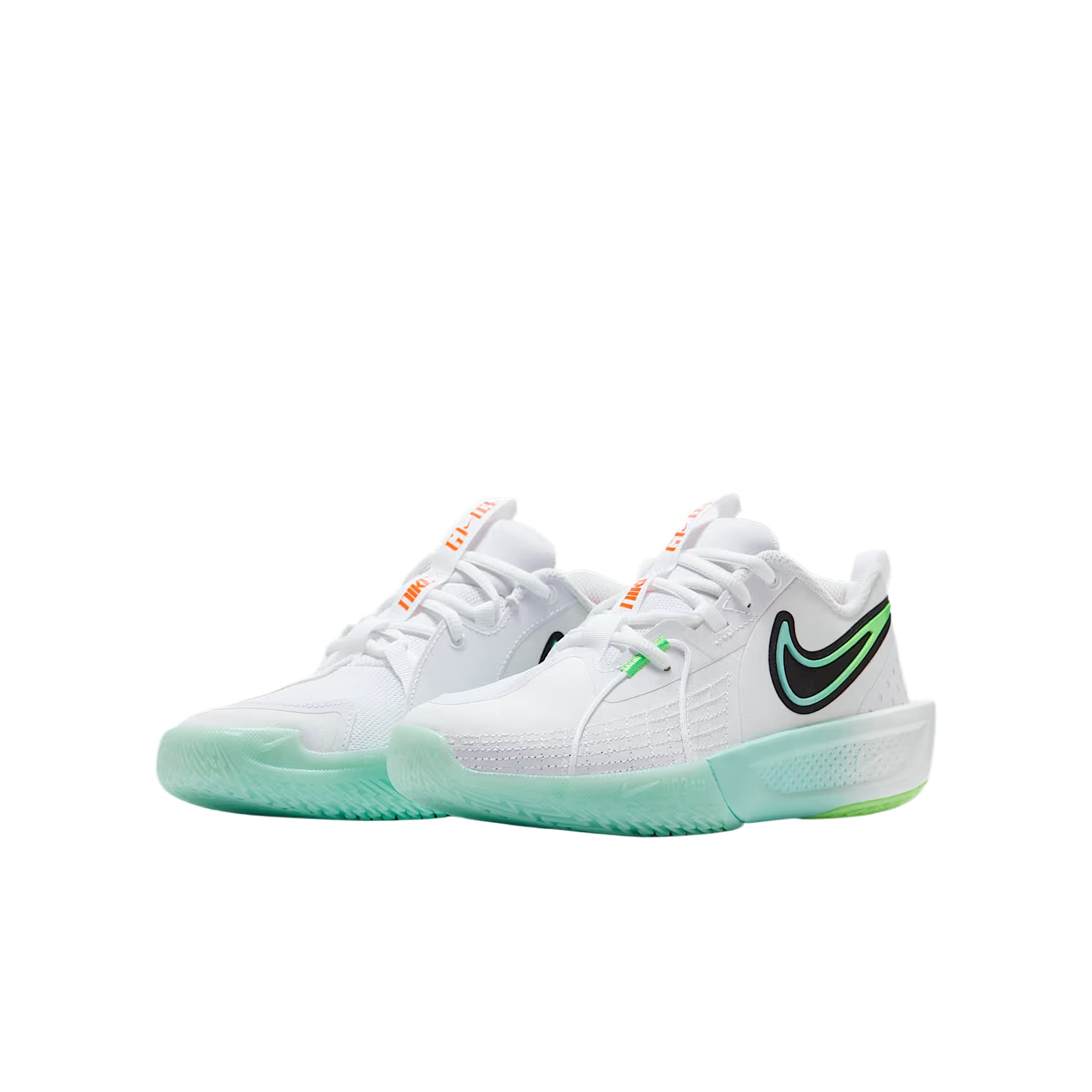 Кроссовки для баскетбола Nike G.T. Cut 3 Ткань Низкие Баскетбольные Кроссовки Белый Impact Зеленый Черный Отбеленный Сапфировый Зеленый Детский - изображение 3
