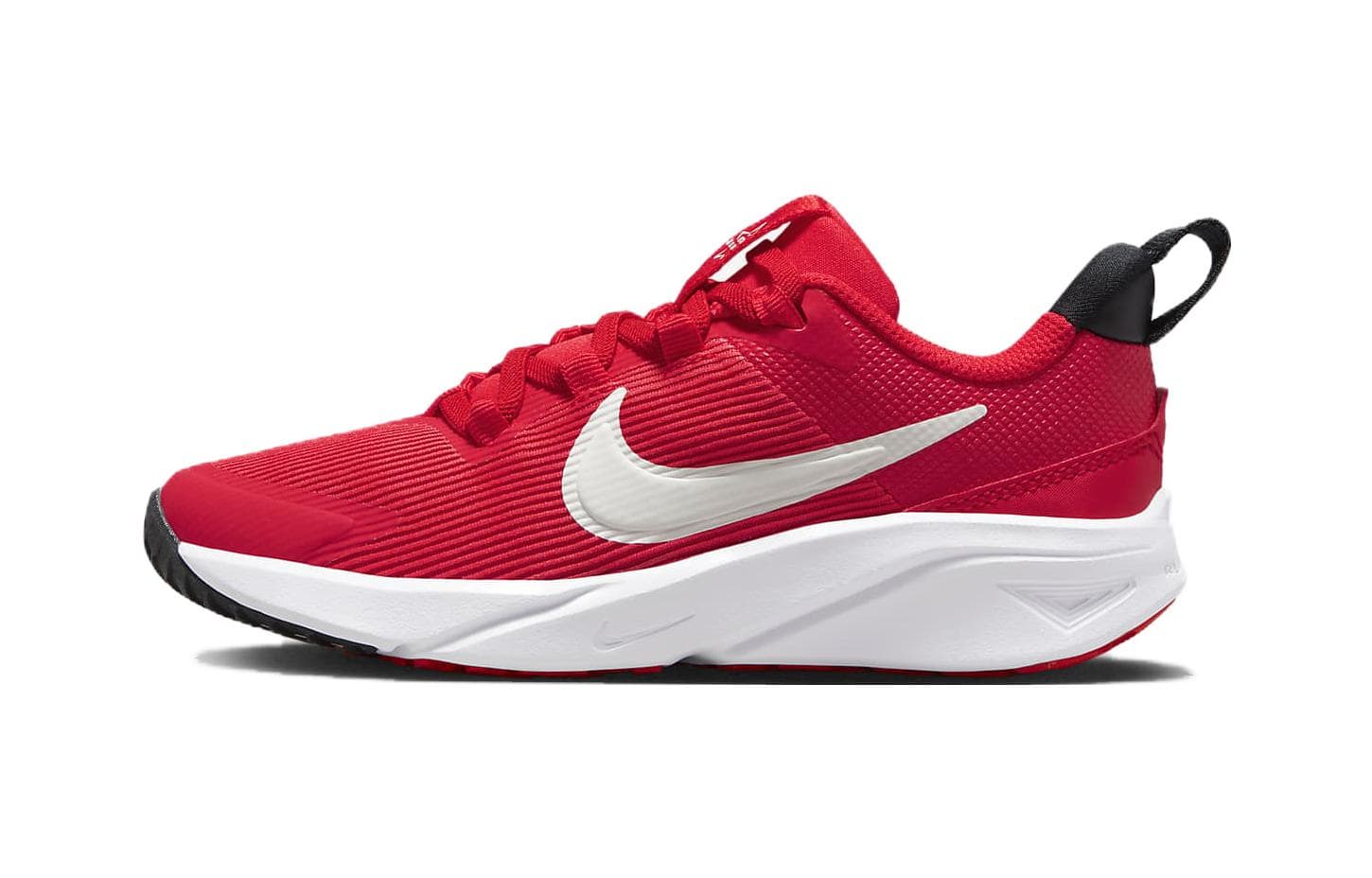 Кроссовки Nike Star Runner 4 PS (PS) Устойчивые к истиранию Низкие Кроссовки для Бега Детские Красные Белые - изображение 1