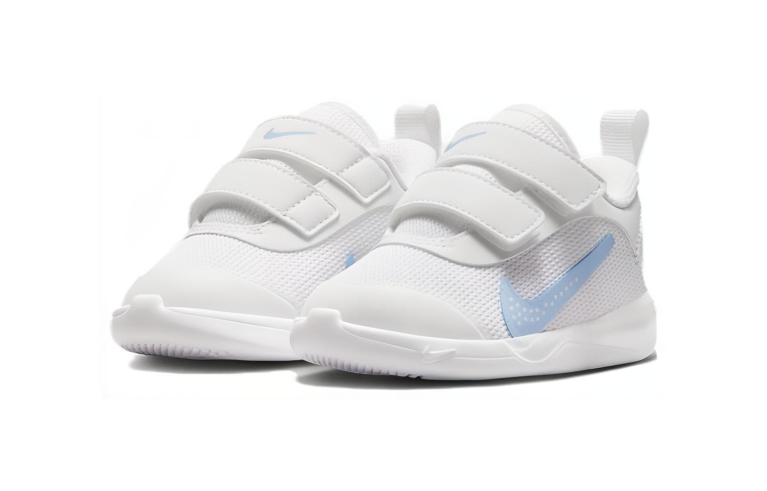 Кроссовки Nike Omni MULTI Корт MULTI Корт Амортизация Низкие Кроссовки для Малышей Белый Синий Младенец и Малыш - изображение 3