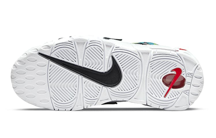 Кроссовки для баскетбола Nike Air More Uptempo Peace Love Swoosh GS - изображение 8