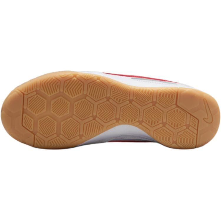Бутсы Детская футбольная обувь Nike Slip-Resistant Low Top Белая и Красная - изображение 4