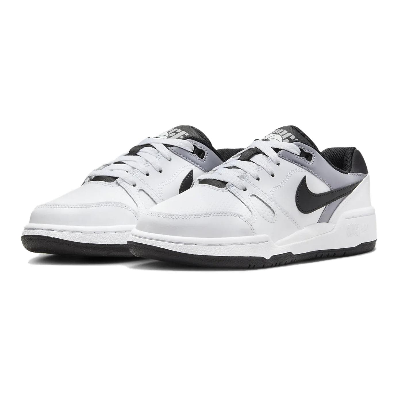 Кроссовки Nike Full Force Low Топ Скейтборд Обувь Белый Серый Детский - изображение 3