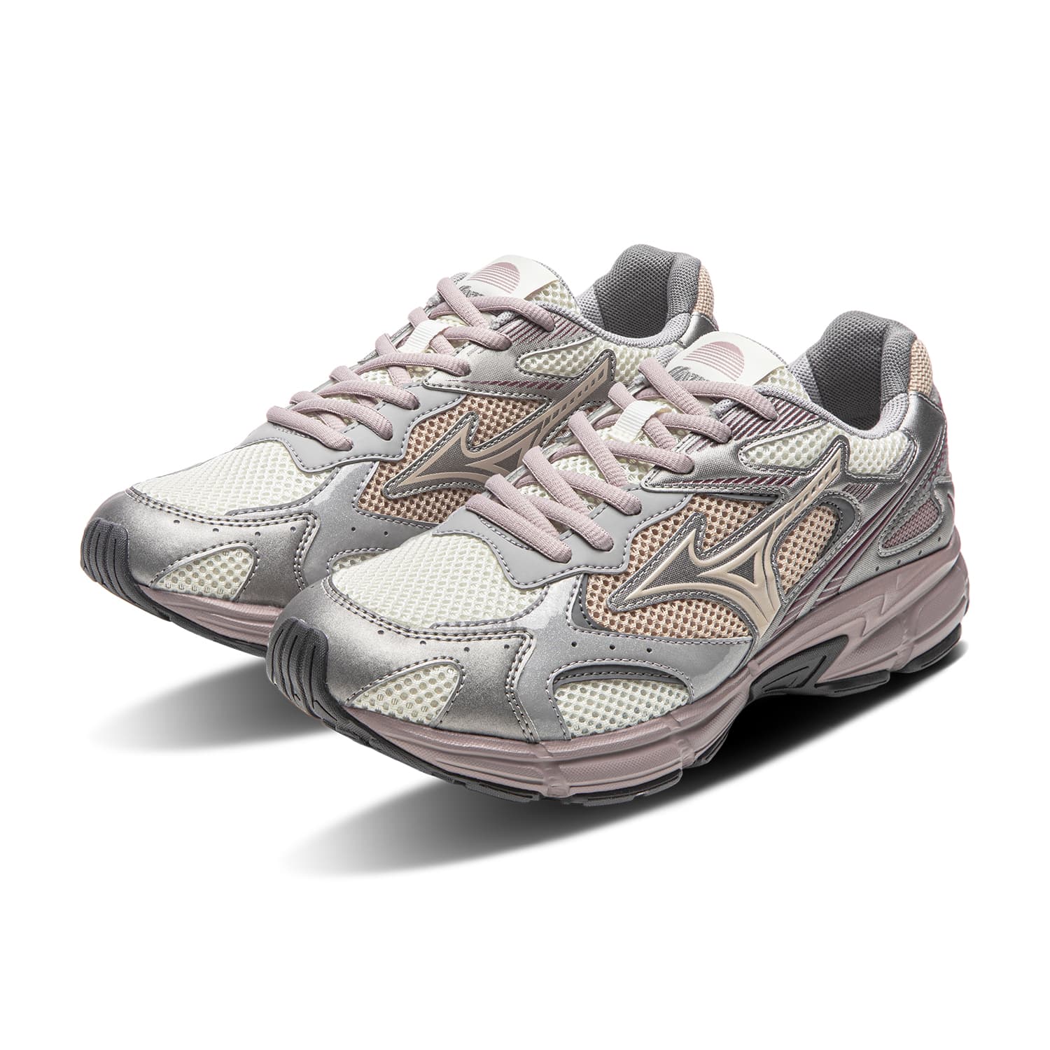 Кроссовки для бега Mizuno Speed 2K Low Топ Городская коммутация Беговые кроссовки Унисекс Металлический серый Серебряный - изображение 3