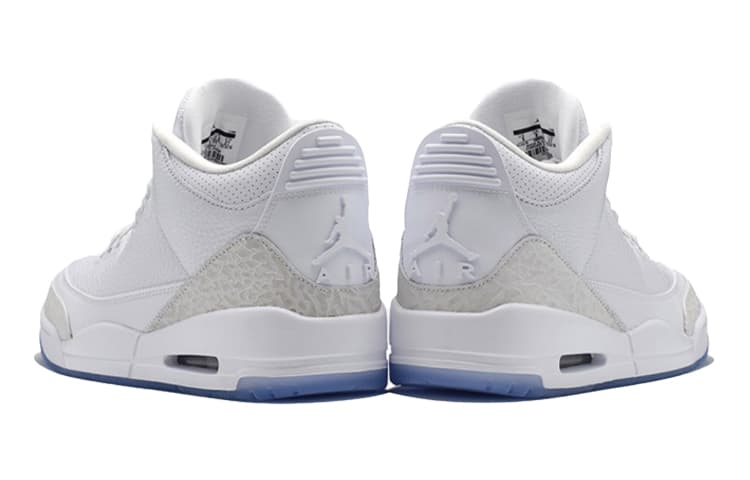 Кроссовки для баскетбола Jordan Air Jordan 3 Retro Pure White GS - изображение 5