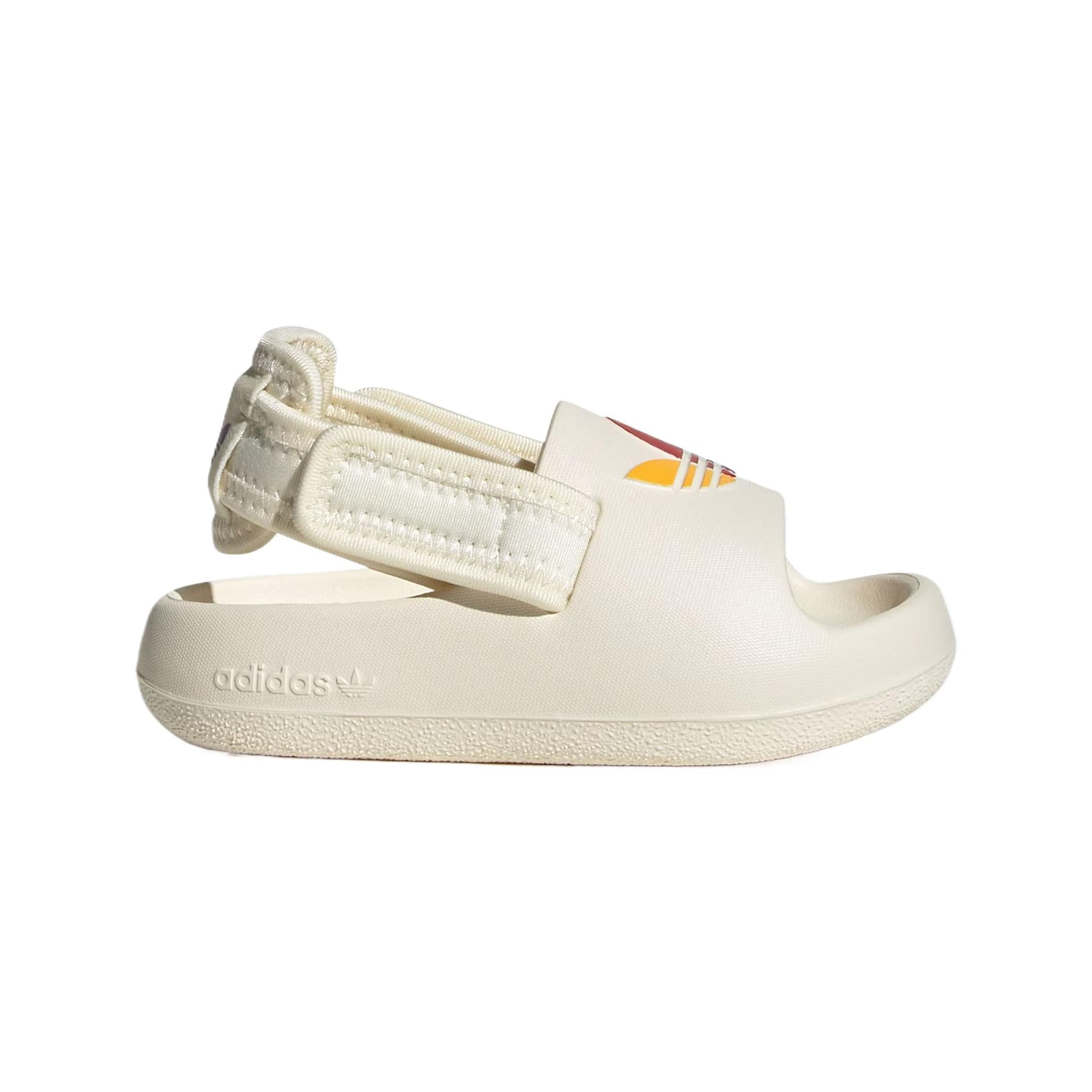 Сандалии Adidas Originals ADIFOM ADILETTE Детские сандалии Сливочный для младенцев и малышей - изображение 2
