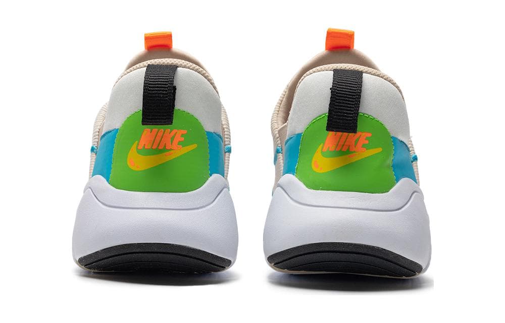 Кроссовки Nike Flex Plus Амортизация Дышащий Низкий Верх Повседневная Обувь Бежевый Синий Детский - изображение 4