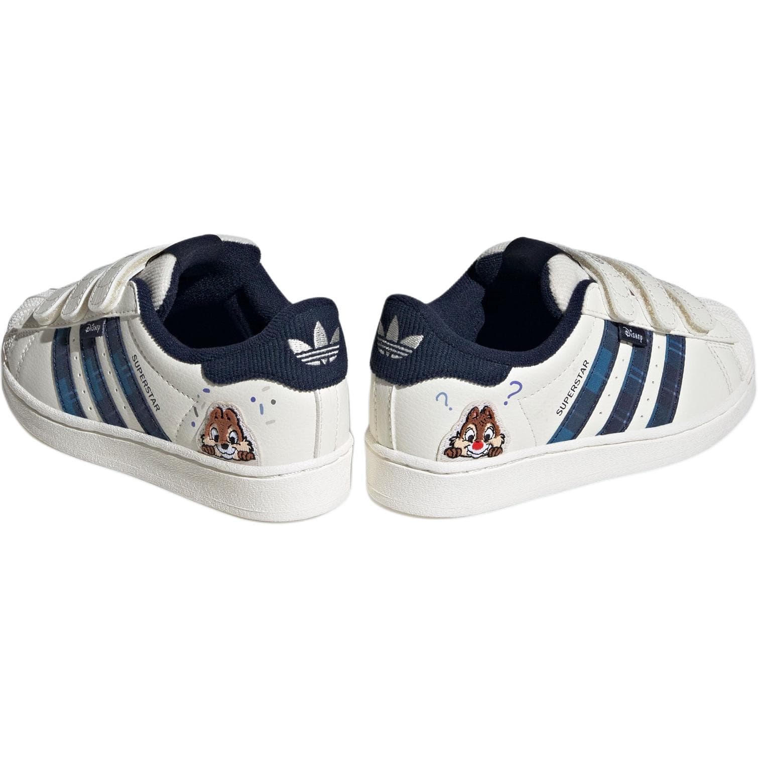 Кроссовки Adidas Originals x Disney Superstar Low Top Детская Скейтбординг Обувь Белый Серый Малыш - изображение 5