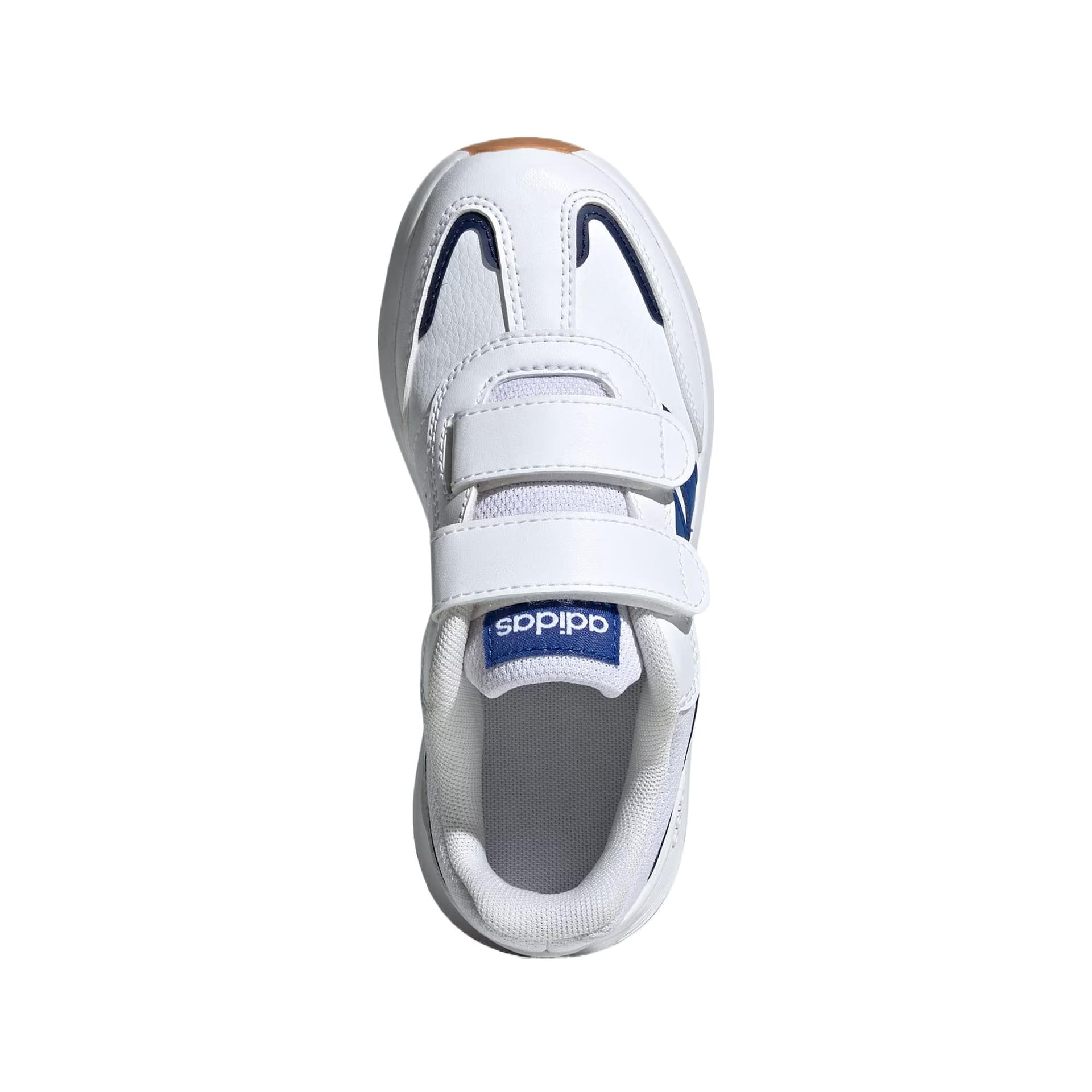 Кроссовки Adidas TENSAUR Low Топ Детские Лайфстайл Кроссовки Белый Королевский Синий Темно-Синий Детский - изображение 3