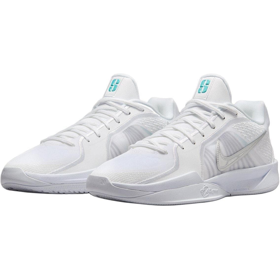 Кроссовки для баскетбола Nike Sabrina 2 Low Топ Детские Баскетбольные Кроссовки Белые Малыш - изображение 2