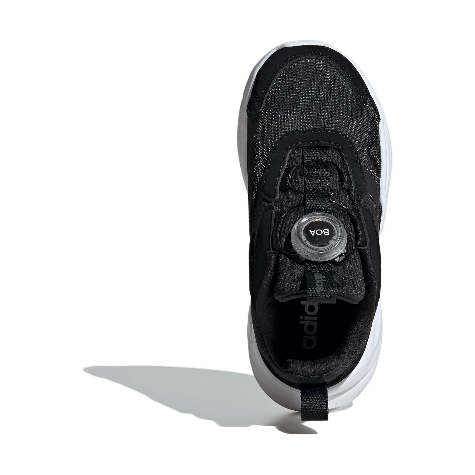 Кроссовки Adidas Ozelle Ткань Мягкая и Комфортная Противоскользящая Устойчивая к Износу Низкий Верх Детская Беговая Обувь Черная - изображение 5