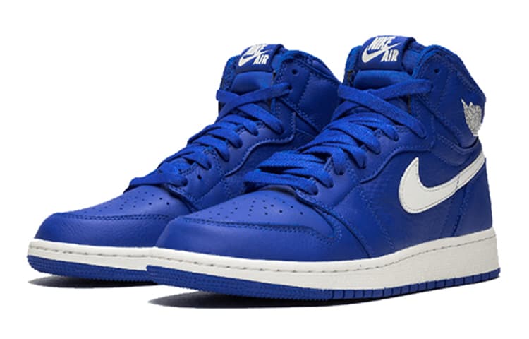 Кроссовки для баскетбола Jordan Air Jordan 1 Retro High Hyper Royal GS - изображение 5