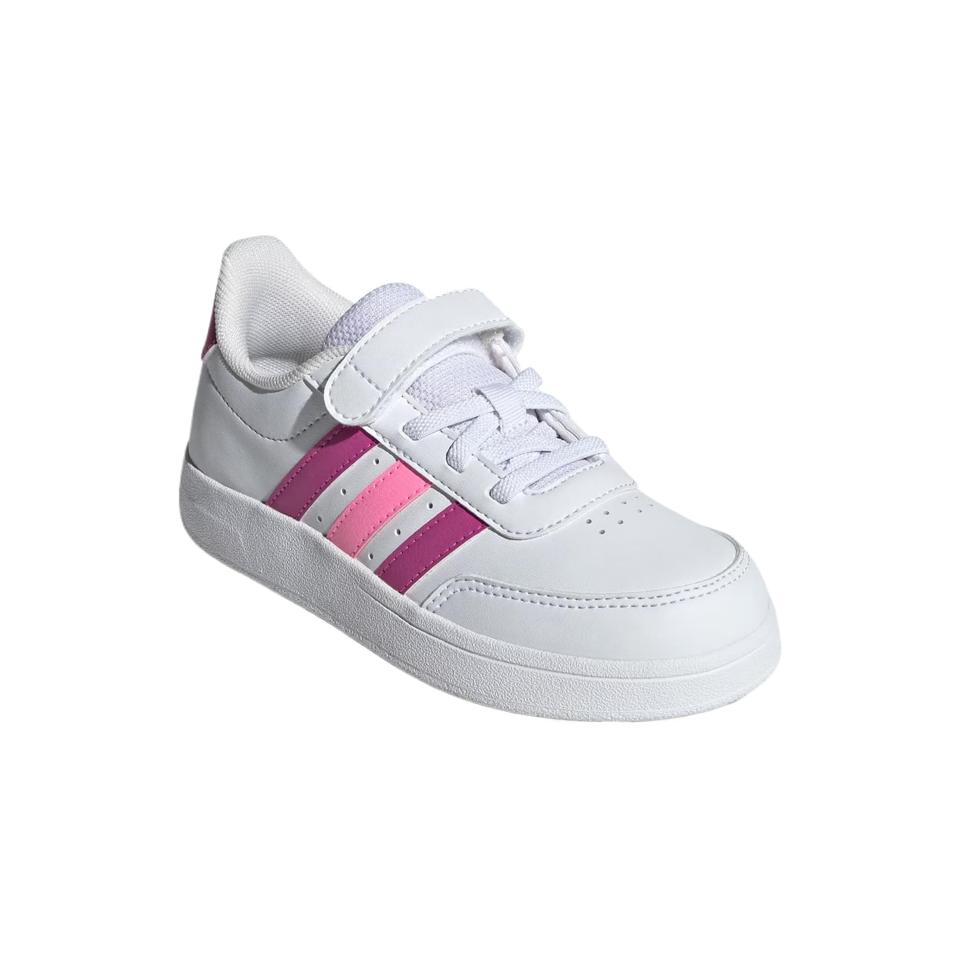 Кроссовки Adidas BREAKNET 2,0 Low Топ Детские Скейтбординги Белый Яркий Фуксия Розовый Детский - изображение 3