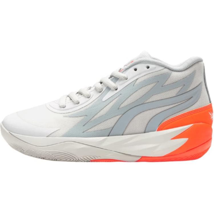Кроссовки для баскетбола PUMA MB.02 MID Топ Детская Баскетбольная Обувь Белая Малыш - изображение 1