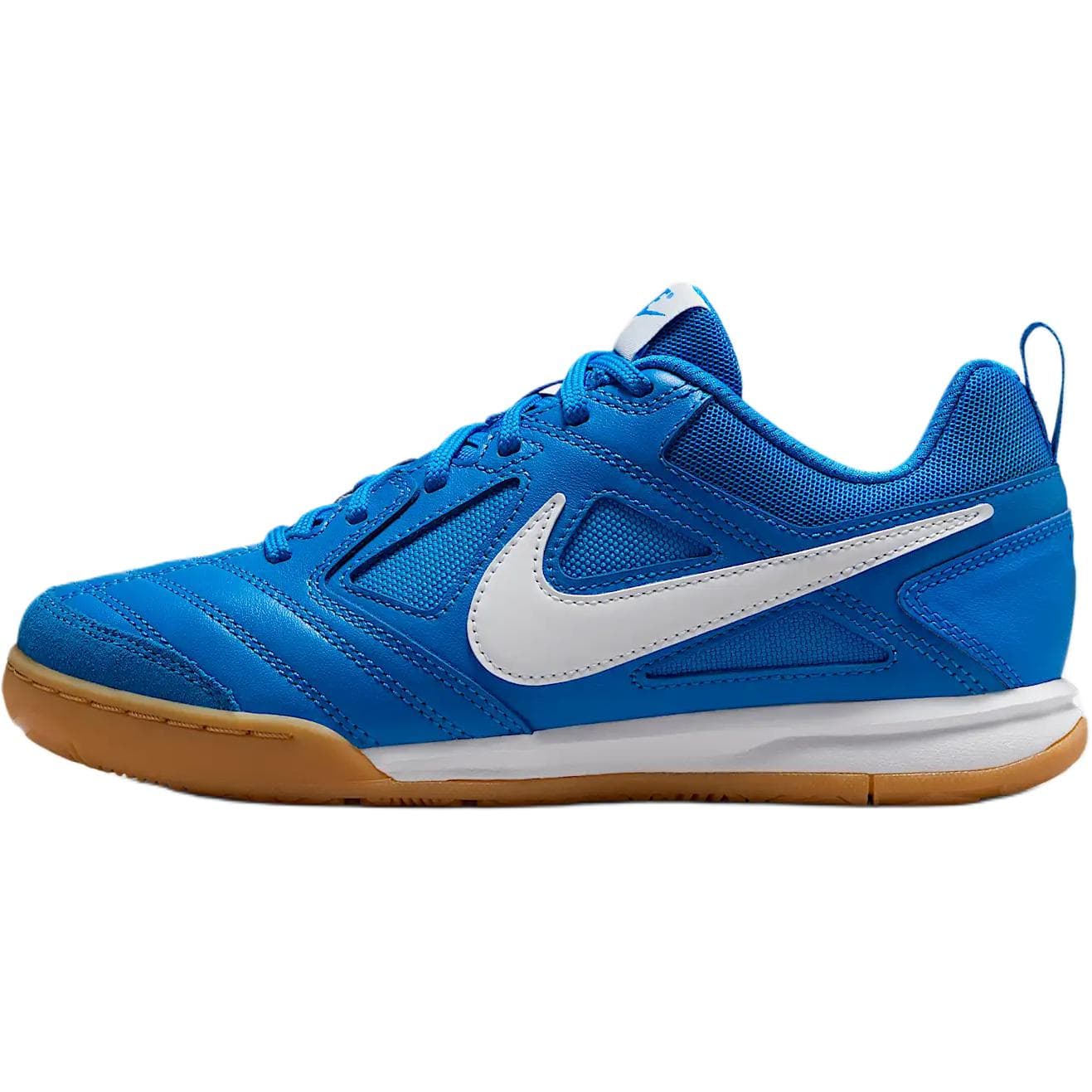 Бутсы Nike Gato Low Топ Детская футбольная обувь Кине-синий Гель-желтый Белый Детская - изображение 1