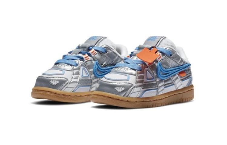Кроссовки TD Off-White x Nike Air Rubber Dunk "University Blue" - изображение 5