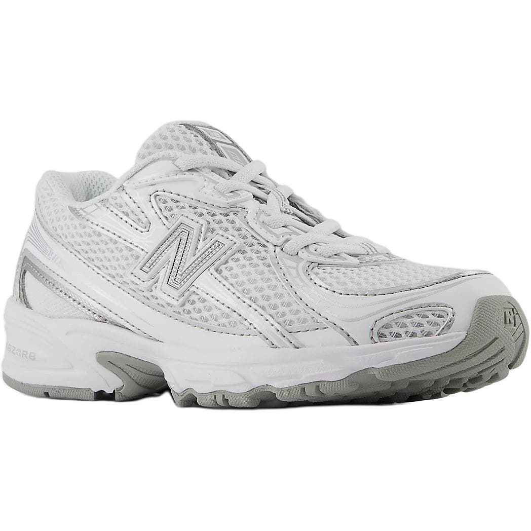 Кроссовки New Balance NB 740 Устойчивые к истиранию низкие беговые кроссовки Белый Серебристый Серый для детей - изображение 3
