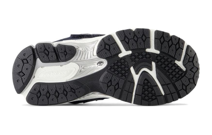 Кроссовки New Balance NB 2002R Амортизация Устойчивость к истиранию Низкий верх Беговые кроссовки Черный Серый Синий Детский - изображение 5