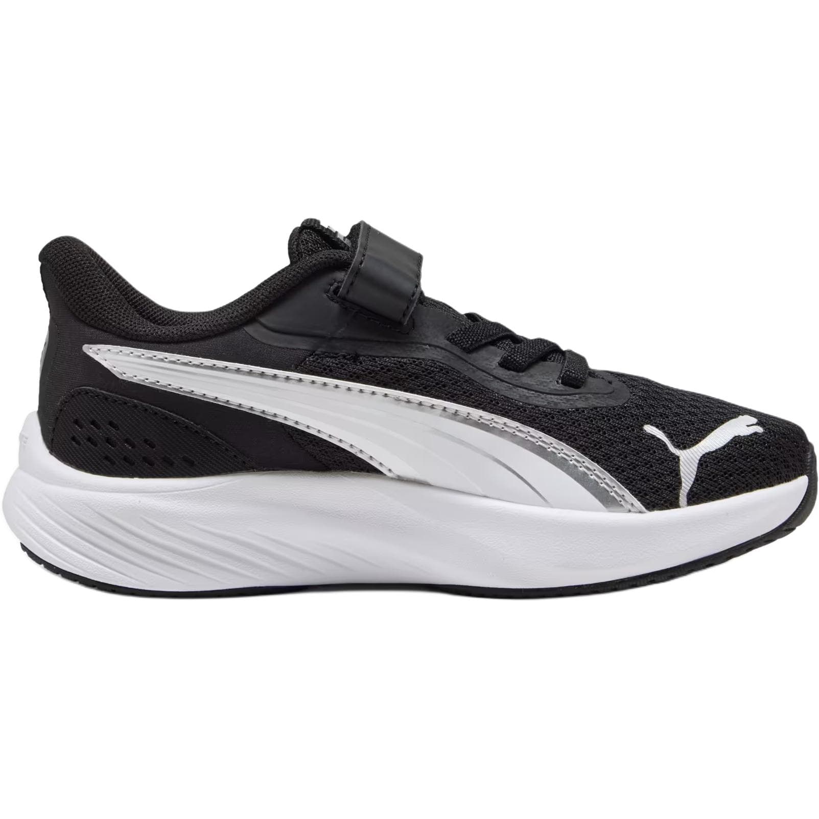 Кроссовки PUMA Pounce Lite Устойчивая к истиранию Низкая Повседневная Обувь Черная Детская - изображение 2