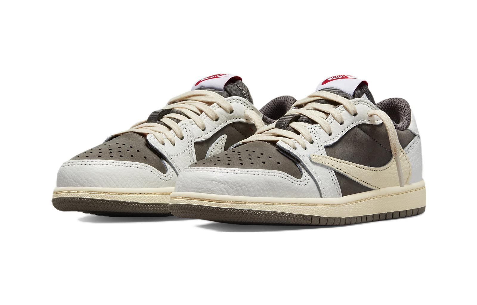 Кроссовки для баскетбола Travis Scott x Jordan Air Jordan 1 low og "reverse mocha" - изображение 5