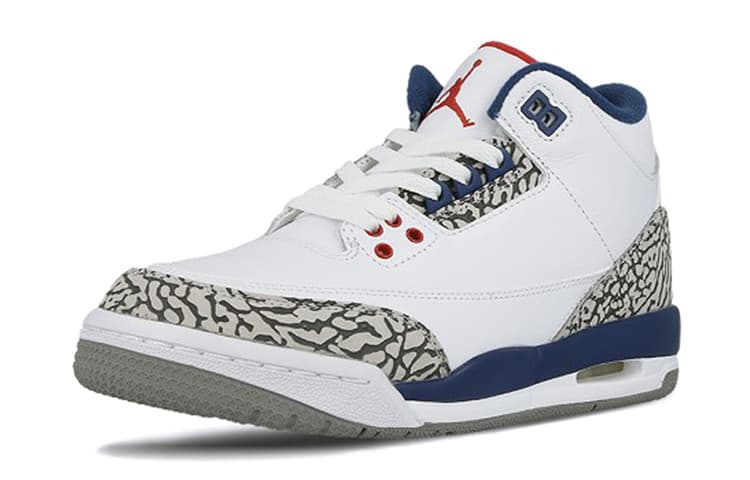 Кроссовки для баскетбола Jordan Air Jordan 3 Retro True Blue GS - изображение 3