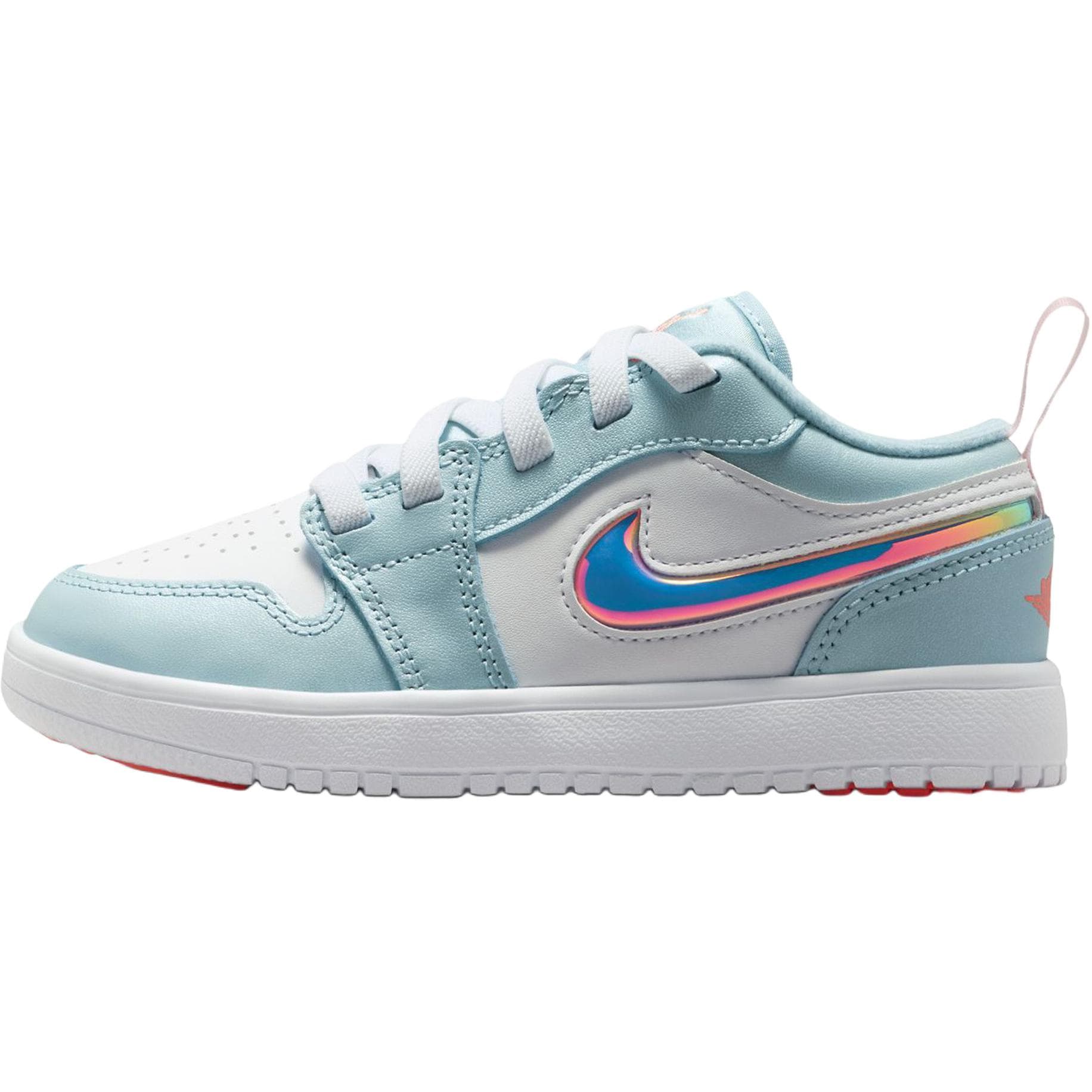 Кроссовки Jordan 1 Low Топ Детские Скейтбординги Океанский синий Детский - изображение 1