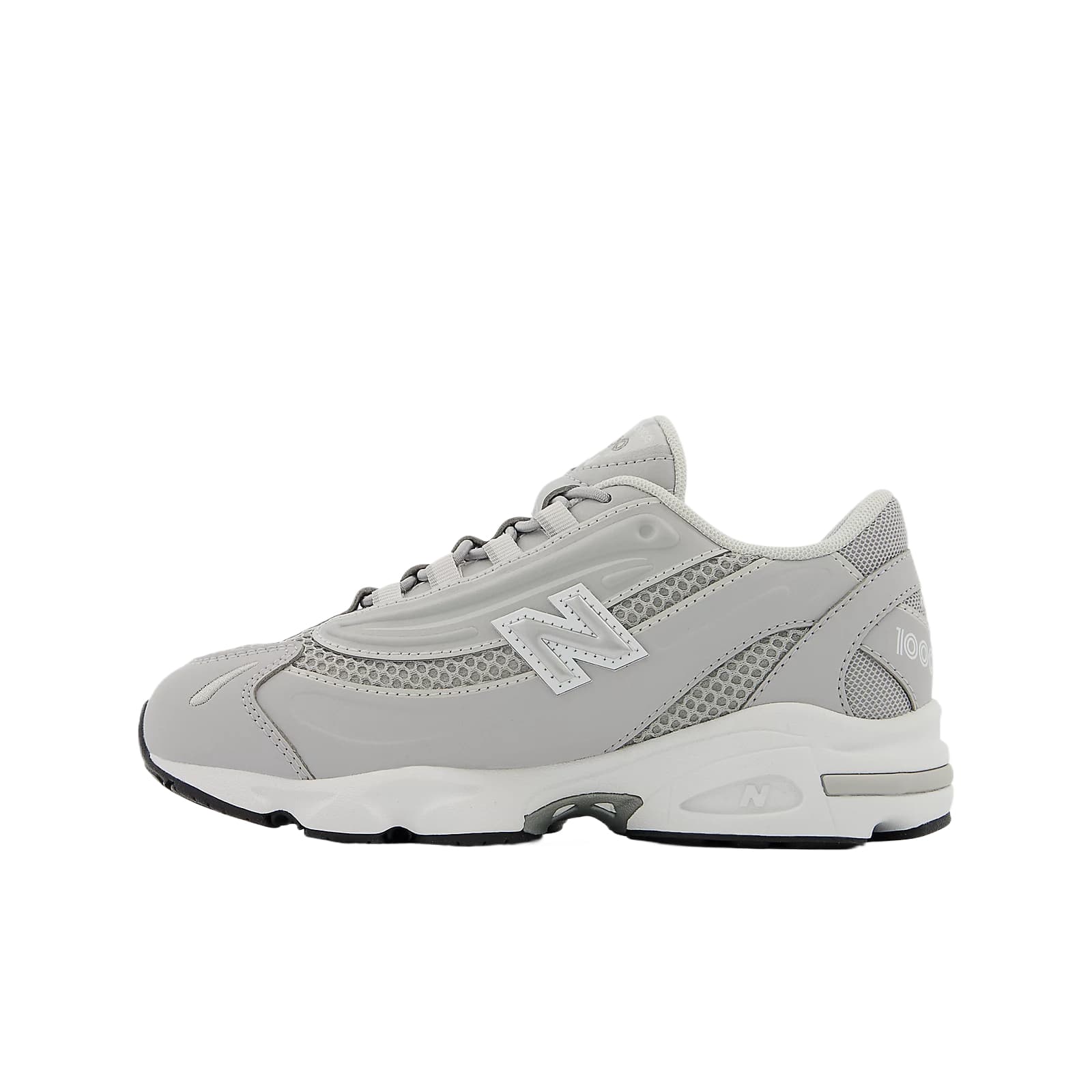 Кроссовки New Balance 1000 Сетчатая ткань Амортизация Детские беговые кроссовки Серый Белый - изображение 4