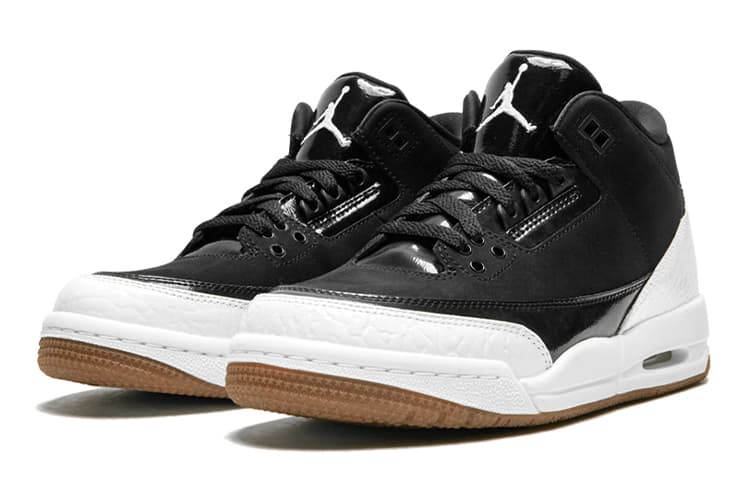 Кроссовки для баскетбола Jordan Air Jordan 3 Retro Black White Gum GS - изображение 6