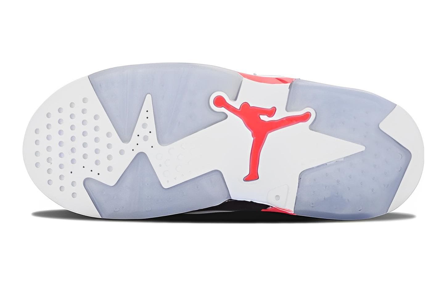 Кроссовки Jordan Air Jordan 6 Retro Low "Infrared White" TD - изображение 5