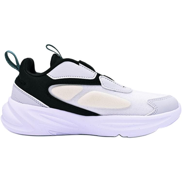 Кроссовки Adidas Slip-resistant Abrasion-resistant Low Top Детская беговая обувь Белый Черный Зеленый Детский - изображение 2