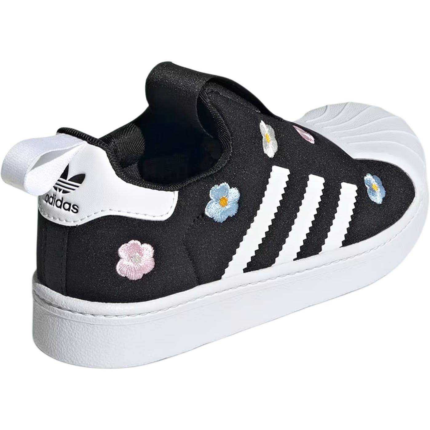 Кроссовки Adidas Originals SUPERSTAR 360 Устойчивые к истиранию Низкие Детские Лайфстайл Кроссовки Черные Детские - изображение 3