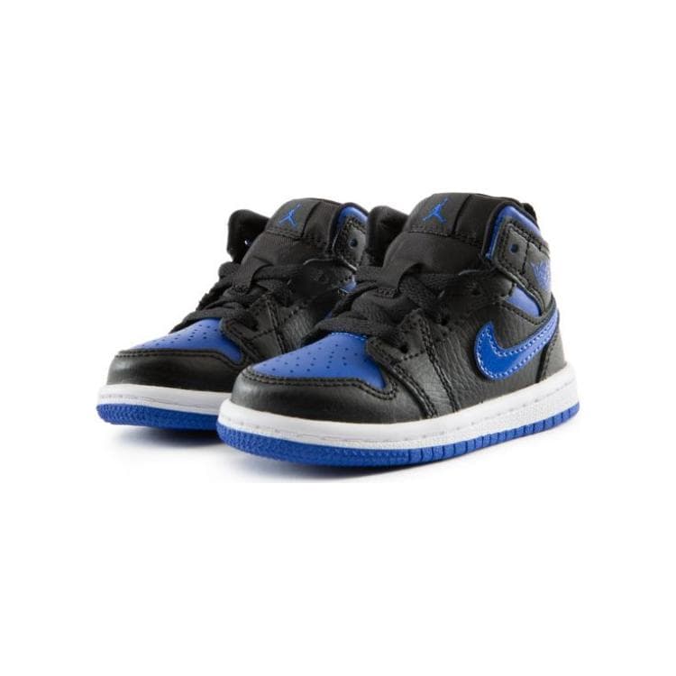 Кроссовки Jordan Air Jordan 1 MID Противоскользящая Обувь для младенцев и малышей Черная Infant and Toddler - изображение 3
