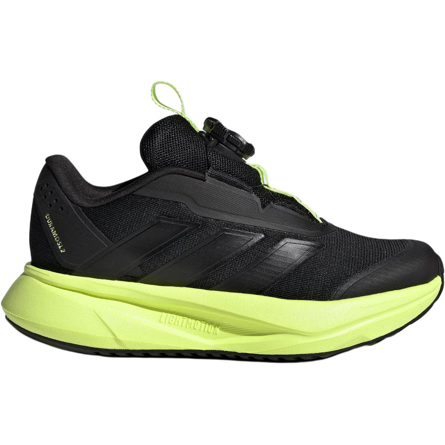 Кроссовки Adidas DURAMO SL 2,0 Oтскок Low Топ Детские беговые кроссовки Черно-желтый - изображение 2
