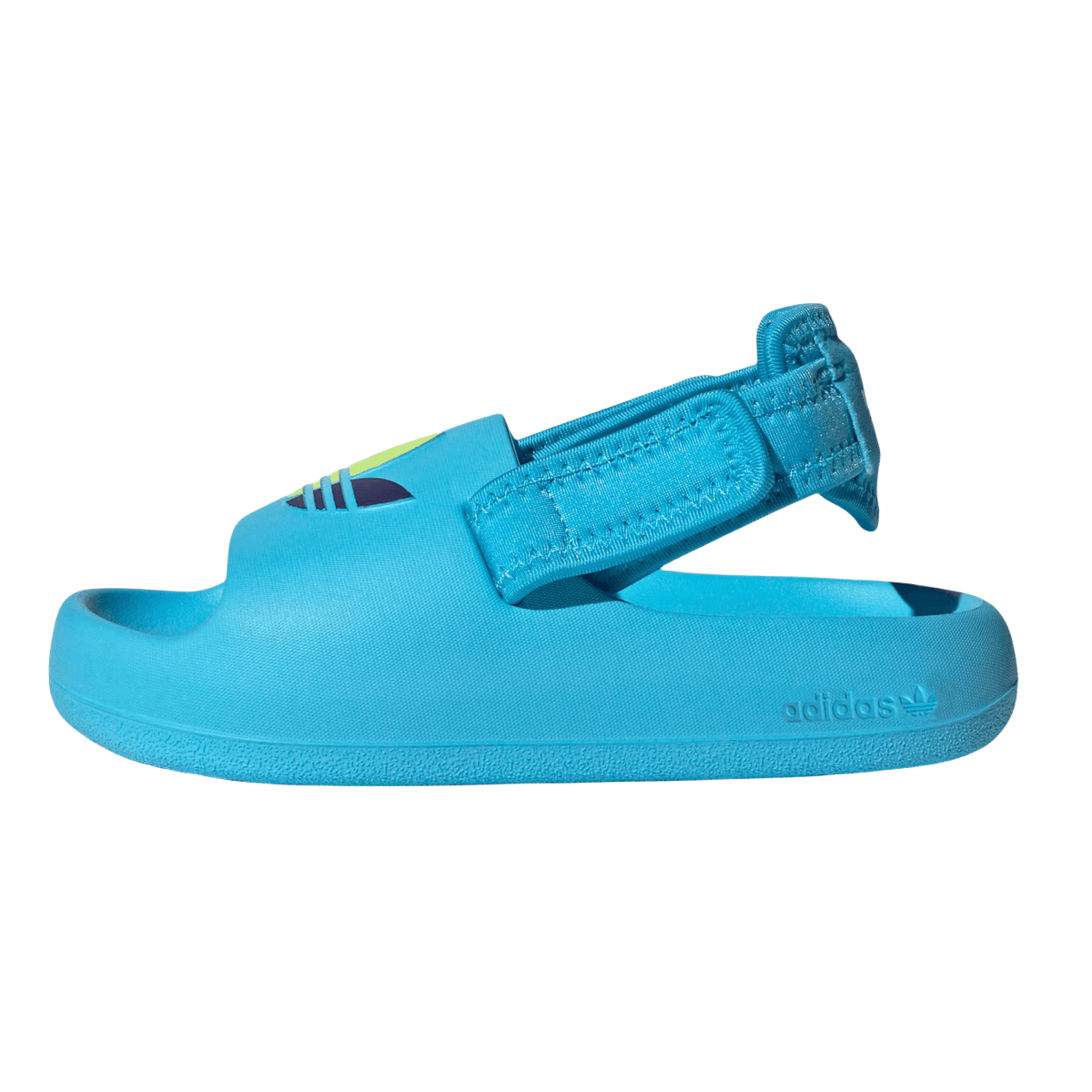 Сандалии Adidas Originals ADIFOM ADILETTE Детские сандалии Низкий верх Небесно-синий/Белый/Ярко-желтый Kids - изображение 1