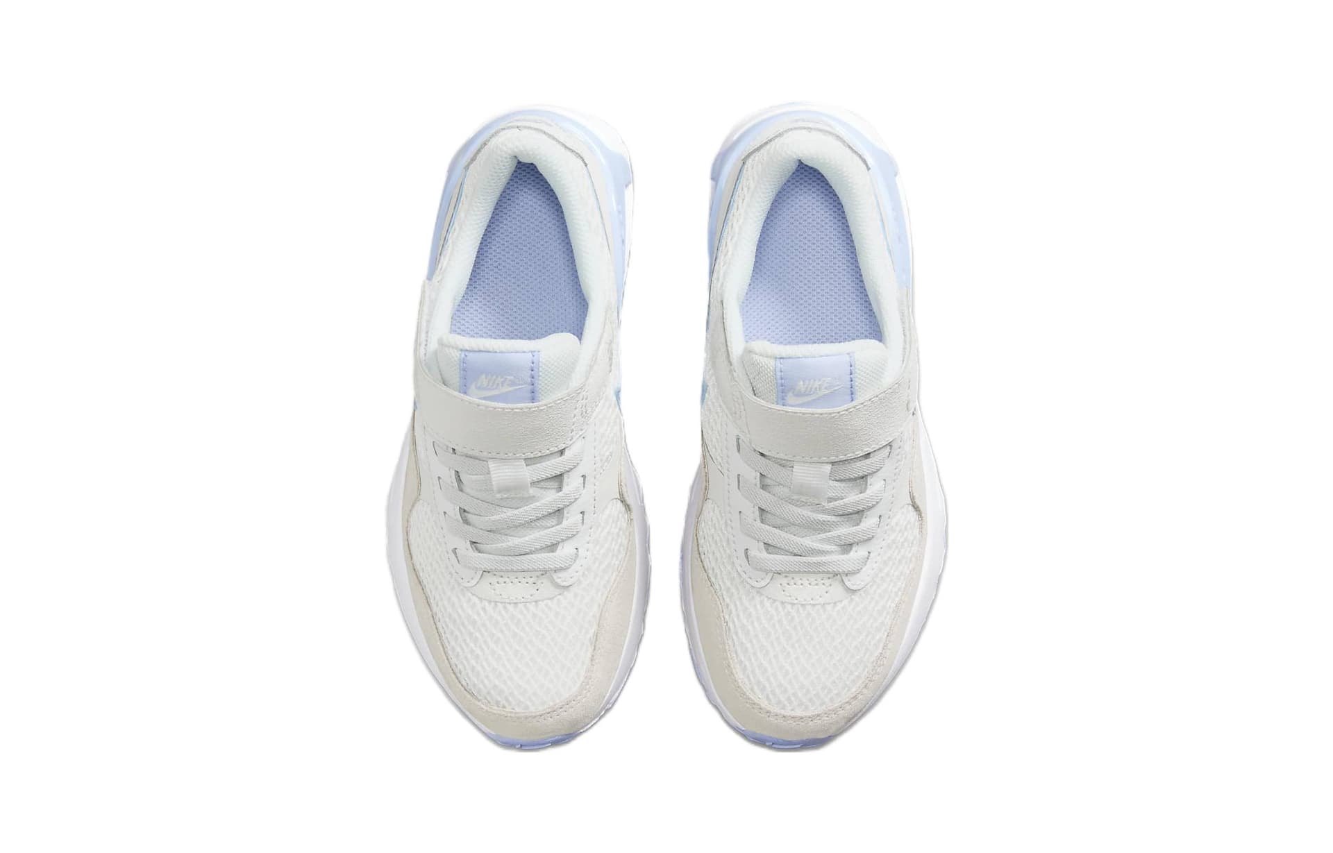 Кроссовки Nike Air Max SYSTM противоскользящие устойчивые к истиранию низкие детские беговые кроссовки белый и синий - изображение 4