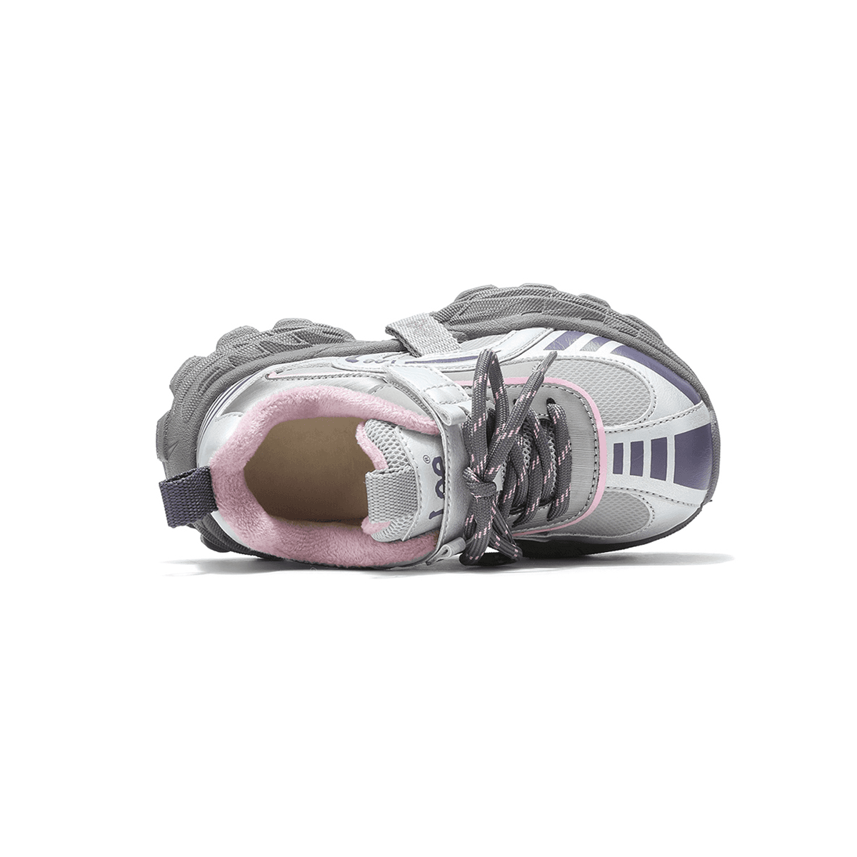lee С флисовой подкладкой Подкладка Удобный Амортизация Легкий Модный Уличный Low Top Athletic Обувь Фиолетовый Детский - изображение 3