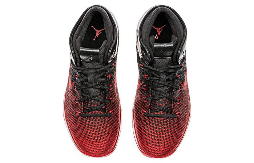 Кроссовки для баскетбола GS Air Jordan 31 Banned Black Red Bred - изображение 4