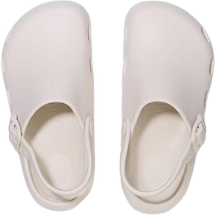 Birkenstock Birki Flow Износостойкие Низкие Детские Сандалии Белые - изображение 3