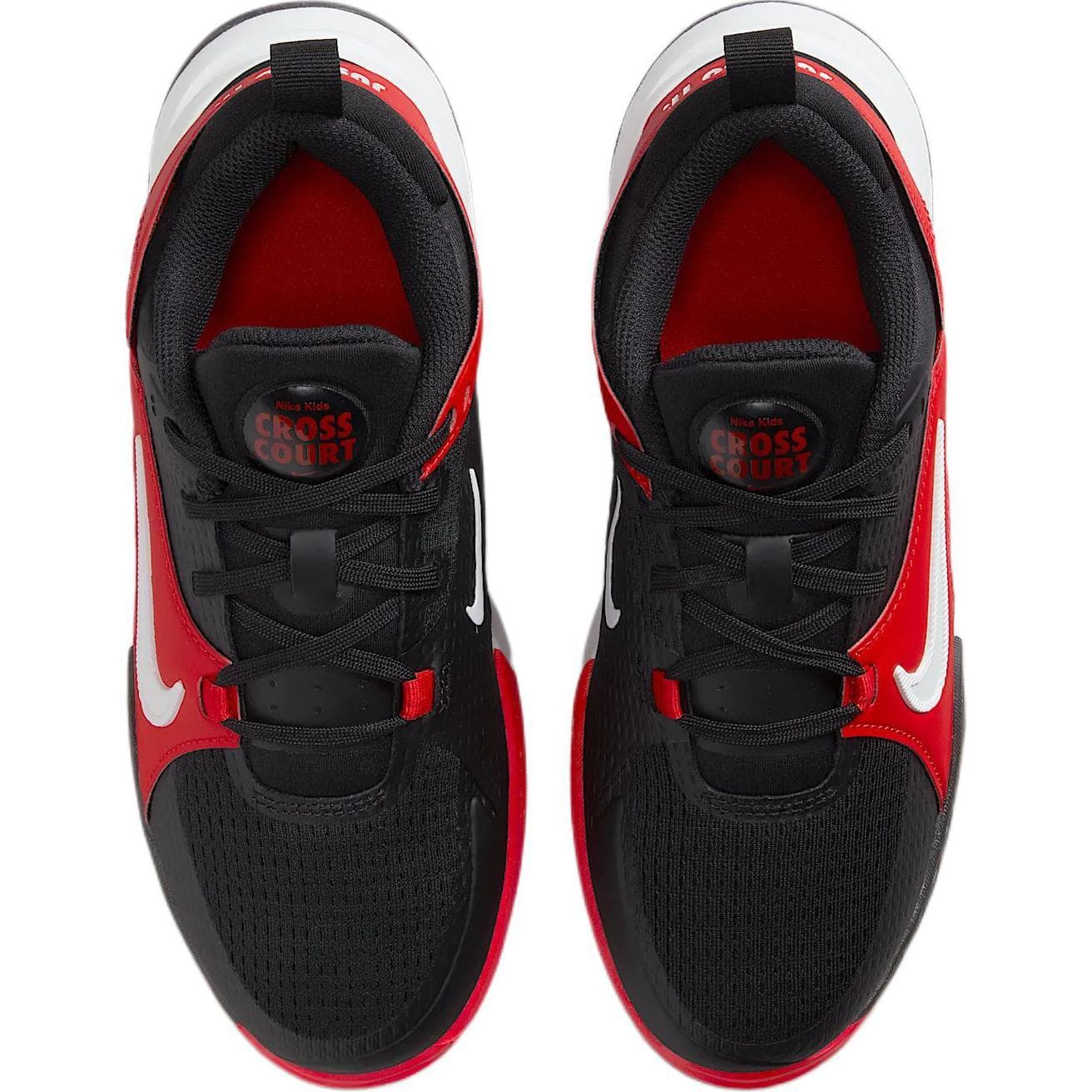 Кроссовки для баскетбола Nike Crosscourt Low Топ Детская Баскетбольная Обувь Черная Красная Малыш - изображение 4