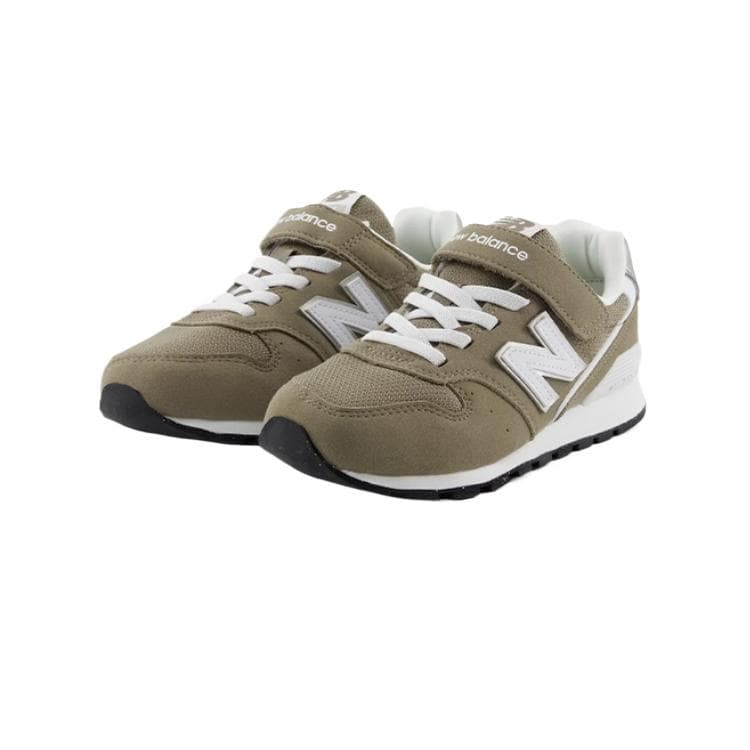Кроссовки New Balance NB 996 Ткань Устойчивая к истиранию Дышащий Низкий Верх Детская Беговая Обувь Умбра Детская - изображение 3