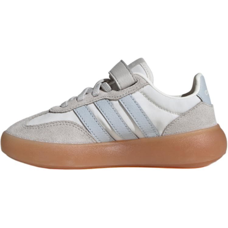 Кроссовки Adidas BARREDA DECODE Устойчивый к истиранию Низкий Топ Детские Скейтбординги Светло-Серый Детский - изображение 2