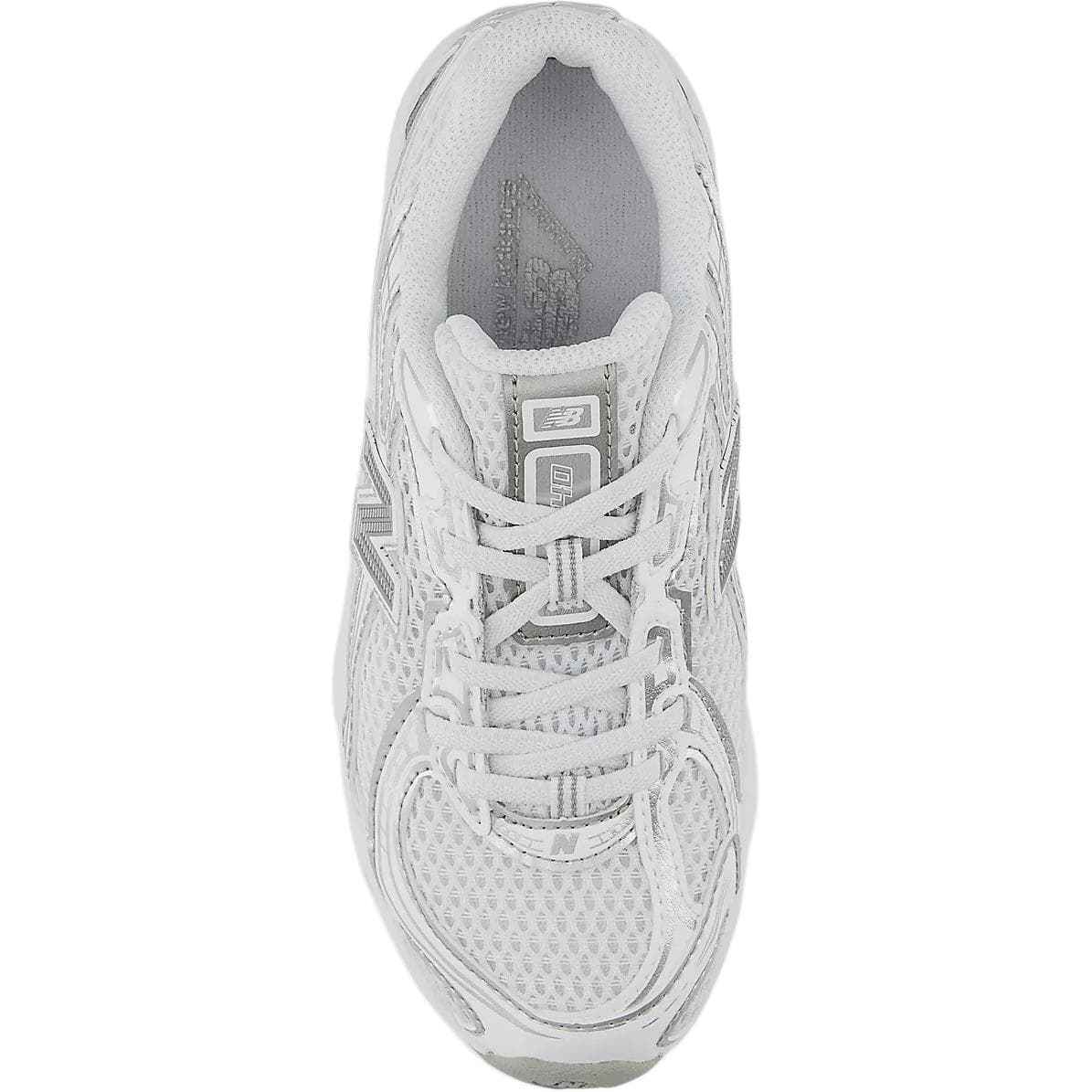 Кроссовки New Balance NB 740 Устойчивые к истиранию низкие беговые кроссовки Белый Серебристый Серый для детей - изображение 4