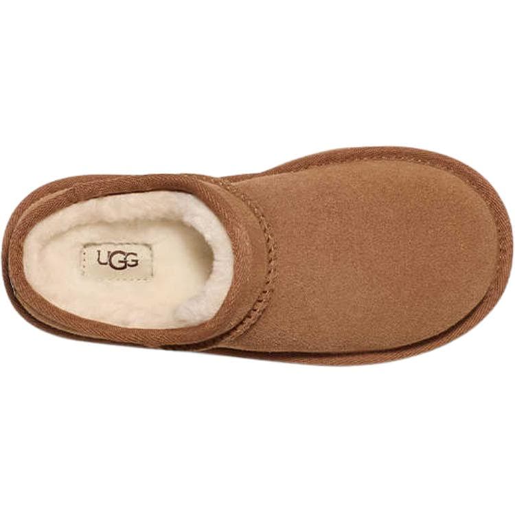 UGG противоскользящие устойчивые к истиранию низкие детские тапочки домашнего использования каштанового цвета - изображение 3