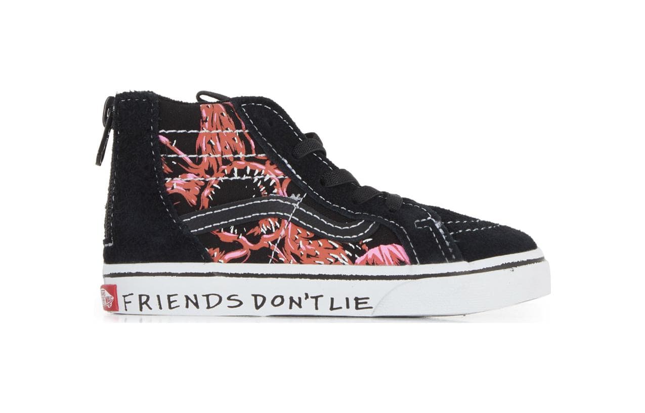 Кроссовки Vans SK8 Спортивная Дышащая Высокая Обувь для Малышей Черная для Новорожденных и Малышей - изображение 2