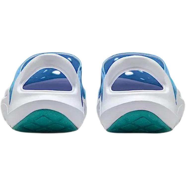 Сандалии Nike Aqua Swoosh Мягкие и Комфортные Противоскользящие Устойчивые к Износу Низкие Детские Сандалии Белые и Синие Детские - изображение 5
