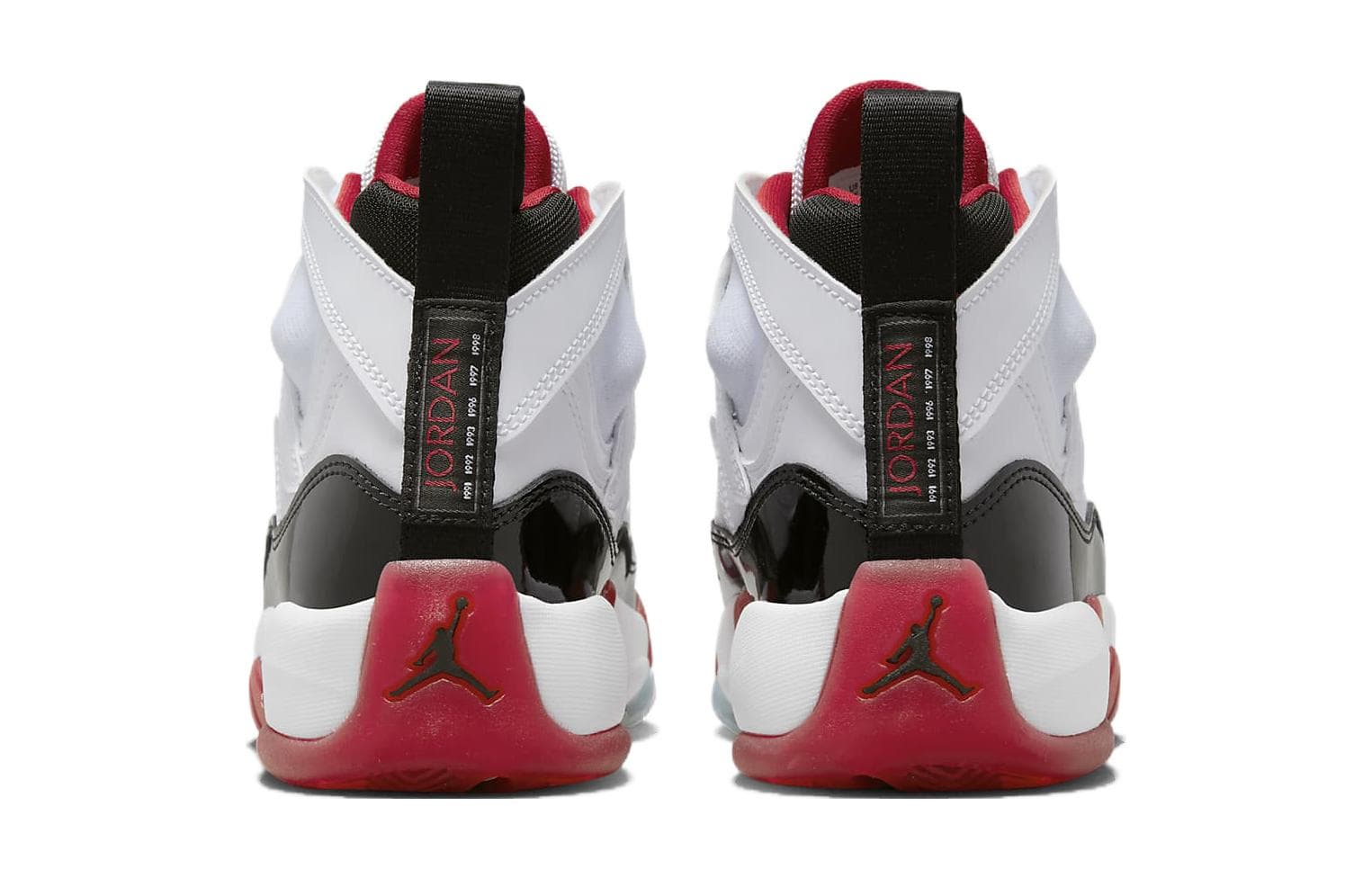 Кроссовки для баскетбола Jordan Jumpman Два Trey Anti KICK Anti KICK High Топ Баскетбольные кроссовки Черный Белый Красный Унисекс - изображение 5